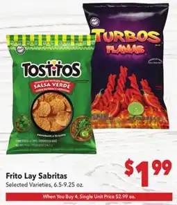 Vallarta Supermarkets Frito Lay Sabritas offer