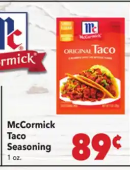 Vallarta Supermarkets McCormick Taco Seasoning offer