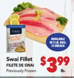 Vallarta Supermarkets Swai Fillet / FILETE DE SWAI offer