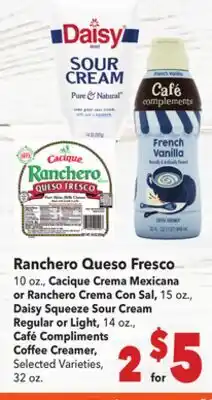 Vallarta Supermarkets Ranchero Queso Fresco offer
