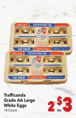 Vallarta Supermarkets Trafficanda Grade AA Large White Eggs offer