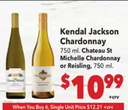 Vallarta Supermarkets Kendal Jackson Chardonnay offer