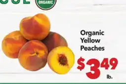 Vallarta Supermarkets Organic Yellow Peaches offer