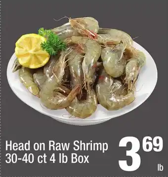 Super King Markets Head on Raw Shrimp offer