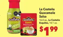 Vallarta Supermarkets La Costeña Guacamole Salsa offer