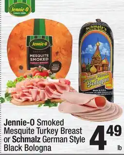 Super King Markets Jennie-O Smoked Mesquite Turkey Breast or Schmalz German Style Black Bologna offer