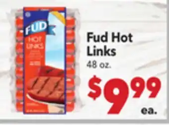 Vallarta Supermarkets Fud Hot Links offer