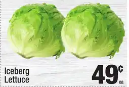 Super King Markets Iceberg Lettuce offer