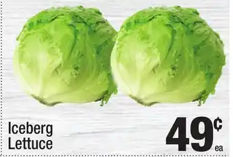 Super King Markets Iceberg Lettuce offer