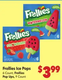 Vallarta Supermarkets Frollies Ice Pops offer