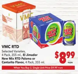 Vallarta Supermarkets VMC RTD offer