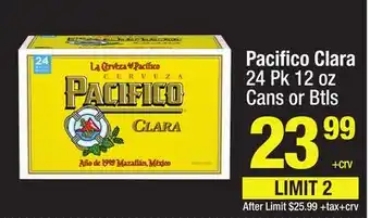 Super King Markets Pacifico Clara offer