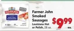 Vallarta Supermarkets Farmer John Smoked Sausages offer