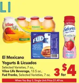 Vallarta Supermarkets El Mexicano Yoyergus & Licuados offer