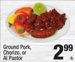 Super King Markets Ground Pork, Chorizo, or Al Pastor offer