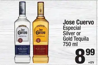 Super King Markets Jose Cuervo Especial Silver or Gold Tequila offer