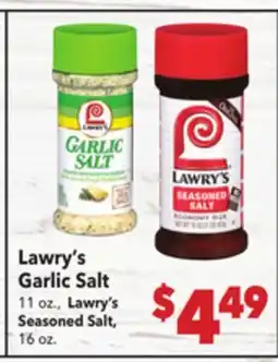 Vallarta Supermarkets Lawry's Garlic Salt offer