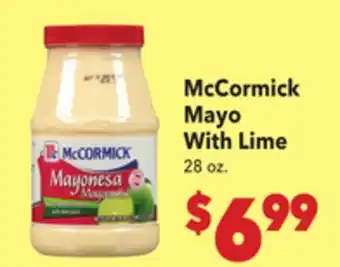 Vallarta Supermarkets McCormick Mayo With Lime offer