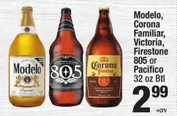 Super King Markets Modelo, Corona Familiar, Victoria, Firestone 805 or Pacifico offer