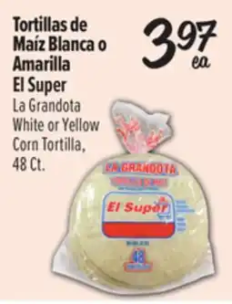 El Super White or Yellow Corn Tortilla offer