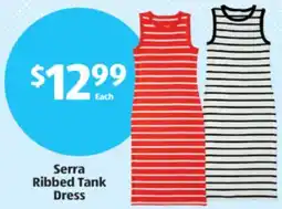 Aldi Serra Ribbed Tank Dress offer