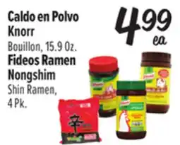 El Super Knorr, Bouillon, 15.9 Oz. Nongshim Shin Ramen, 4 Pk offer