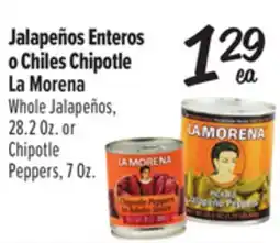 El Super Whole Jalapeños,28.2 Oz. or Chipotle Peppers, 7Oz offer
