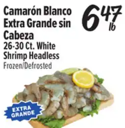 El Super 26-30 Ct. White Shrimp Headless offer