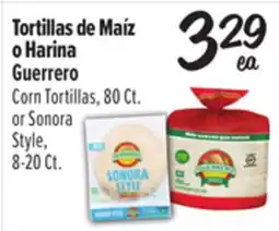 El Super Corn Tortillas, 80 Ct. or SonoraStyle, 8-20 Ct offer