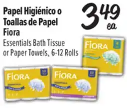 El Super Essentials Bath Tissue or Paper Towels offer