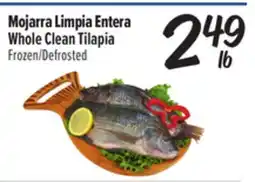 El Super Fresh Mojarra Limpia Entera Whole Clean Tilapia offer