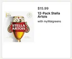 Walgreens 12-Pack Stella Artois offer