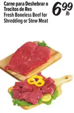 El Super Fresh Boneless Beef for Shredding or Stew Meat offer