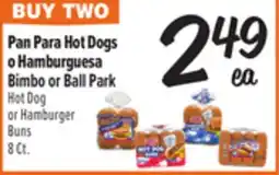 El Super Fresh Pan Para Hot Dogs o Hamburguesa Bimbo or Ball Park offer