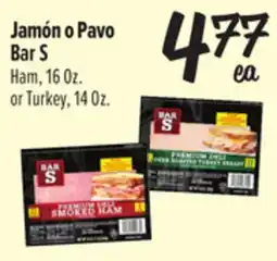 El Super Ham, 16 Oz. or Turkey, 14 Oz offer