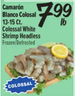 El Super 13-15 Ct. Colossal White Shrimp Headless offer