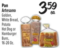 El Super Golden, White Bread, Potato Hot Dog or Hamburger Buns offer