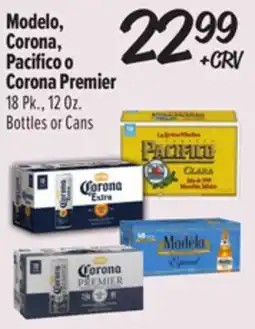 El Super Modelo, Corona, Pacifico o Corona Premier offer