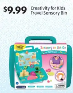 Aldi Creativity for Kids Travel Sensory Bin offer