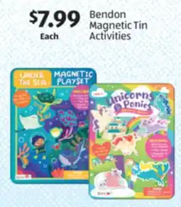 Aldi Bendon Magnetic Tin Activities offer