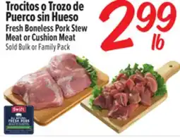El Super Fresh Trocitos o Trozo de Puerco sin Hueso offer
