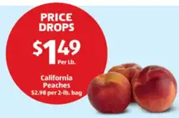 Aldi California Peaches offer