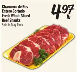 El Super Fresh Chamorro de Res Entero Cortado offer