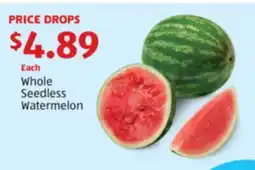 Aldi Whole Seedless Watermelon offer