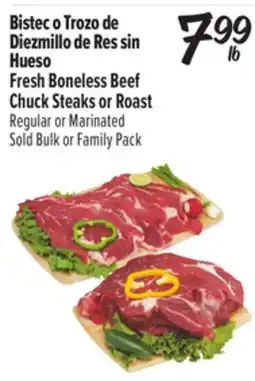 El Super Fresh Boneless Beef Chuck Steaks or Roast offer