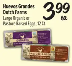 El Super Large Organic or Pasture Raised Eggs offer