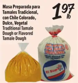 El Super Fresh Traditional Tamale Dough or Flavored Tamale Dough offer