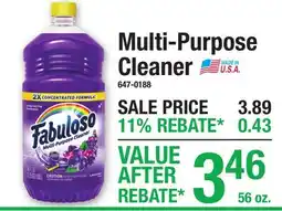 Menards Multi-Purpose Cleaner offer