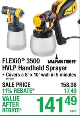 Menards FLEXiO HVLP Handheld Sprayer offer