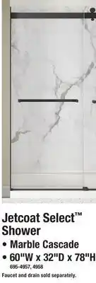 Menards Jetcoat Select Shower offer